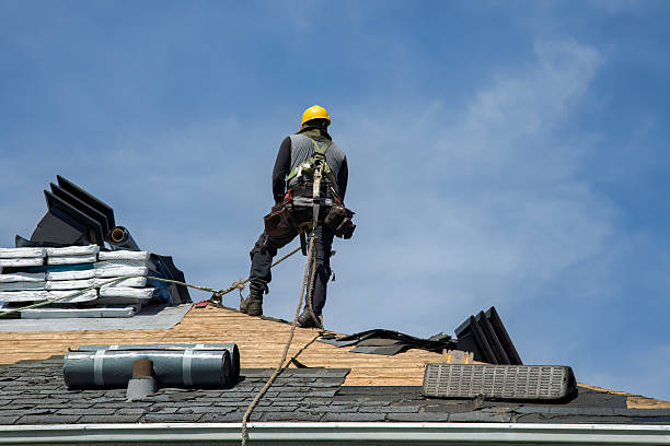 Professional Roof Installation technician working in Culloden, WV
